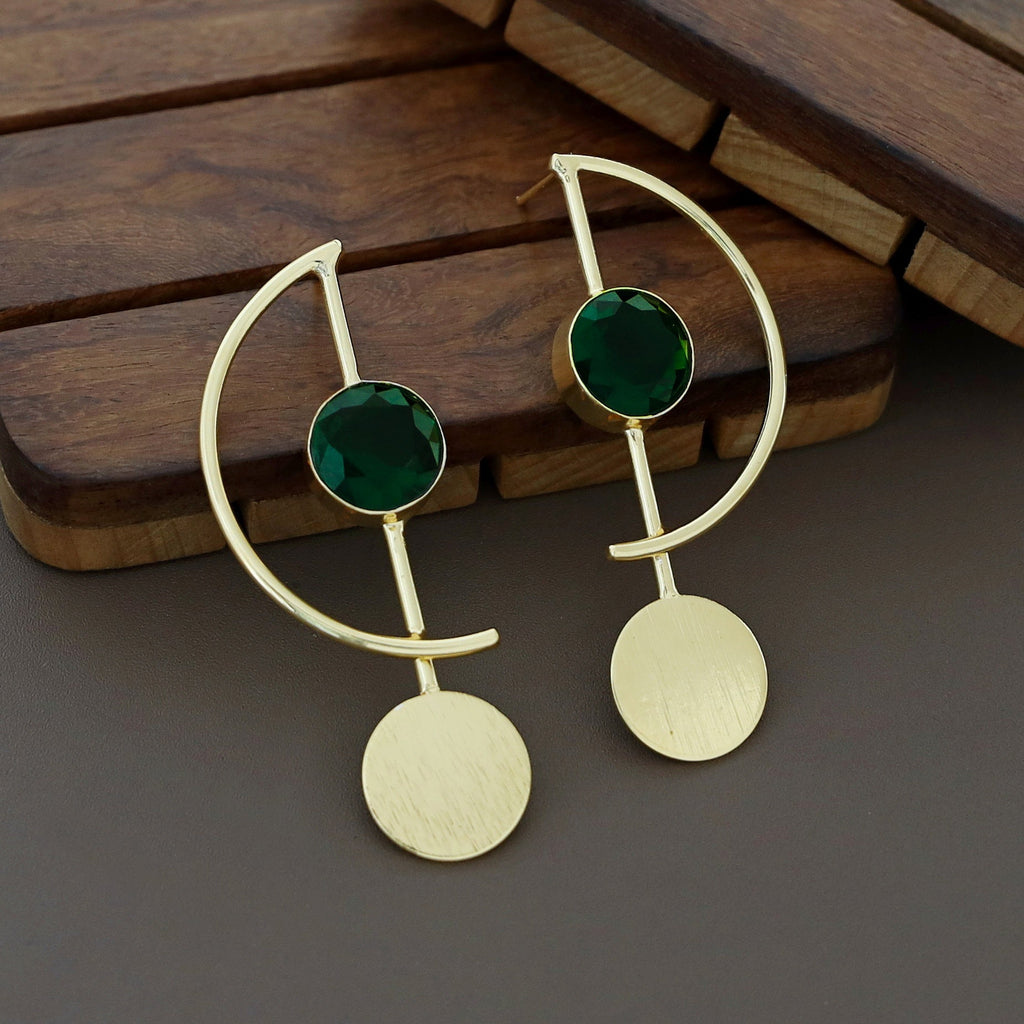 Shape Round Glossy Earring